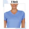 imageBoladeci Womens Short Sleeve V Neck Sun Shirts UPF 50 UV Protection Quick Dry Tees Workout Summer TopsLight Blue