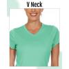 imageBoladeci Womens Short Sleeve V Neck Sun Shirts UPF 50 UV Protection Quick Dry Tees Workout Summer TopsMint Green