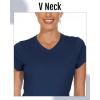 imageBoladeci Womens Short Sleeve V Neck Sun Shirts UPF 50 UV Protection Quick Dry Tees Workout Summer TopsNavy Blue