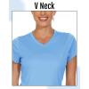 imageBoladeci Womens Short Sleeve V Neck Sun Shirts UPF 50 UV Protection Quick Dry Tees Workout Summer TopsWaterfall Blue