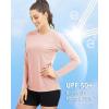 imageBoladeci Womens Sun Shirts UPF 50 UV Protection Rash Guard Long Sleeve Swim Shirts Quick Dry Lightweight Workout Tops01 Apricot