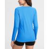 imageBoladeci Womens Sun Shirts UPF 50 UV Protection Rash Guard Long Sleeve Swim Shirts Quick Dry Lightweight Workout Tops01 Azure Blue