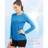 imageBoladeci Womens Sun Shirts UPF 50 UV Protection Rash Guard Long Sleeve Swim Shirts Quick Dry Lightweight Workout Tops01 Blue Green