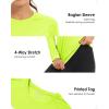 imageBoladeci Womens Sun Shirts UPF 50 UV Protection Rash Guard Long Sleeve Swim Shirts Quick Dry Lightweight Workout Tops01 Fluorescent Green