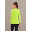 imageBoladeci Womens Sun Shirts UPF 50 UV Protection Rash Guard Long Sleeve Swim Shirts Quick Dry Lightweight Workout Tops01 Fluorescent Green