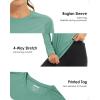 imageBoladeci Womens Sun Shirts UPF 50 UV Protection Rash Guard Long Sleeve Swim Shirts Quick Dry Lightweight Workout Tops01 Grey Green