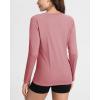 imageBoladeci Womens Sun Shirts UPF 50 UV Protection Rash Guard Long Sleeve Swim Shirts Quick Dry Lightweight Workout Tops01 Grey Pink