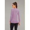 imageBoladeci Womens Sun Shirts UPF 50 UV Protection Rash Guard Long Sleeve Swim Shirts Quick Dry Lightweight Workout Tops01 Grey Purple