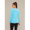 imageBoladeci Womens Sun Shirts UPF 50 UV Protection Rash Guard Long Sleeve Swim Shirts Quick Dry Lightweight Workout Tops01 Ice Blue