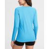 imageBoladeci Womens Sun Shirts UPF 50 UV Protection Rash Guard Long Sleeve Swim Shirts Quick Dry Lightweight Workout Tops01 Ice Blue