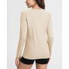 imageBoladeci Womens Sun Shirts UPF 50 UV Protection Rash Guard Long Sleeve Swim Shirts Quick Dry Lightweight Workout Tops01 Light Apricot