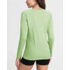 imageBoladeci Womens Sun Shirts UPF 50 UV Protection Rash Guard Long Sleeve Swim Shirts Quick Dry Lightweight Workout Tops01 Light Green