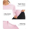 imageBoladeci Womens Sun Shirts UPF 50 UV Protection Rash Guard Long Sleeve Swim Shirts Quick Dry Lightweight Workout Tops01 Light Pink