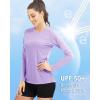 imageBoladeci Womens Sun Shirts UPF 50 UV Protection Rash Guard Long Sleeve Swim Shirts Quick Dry Lightweight Workout Tops01 Light Purple
