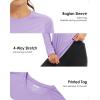 imageBoladeci Womens Sun Shirts UPF 50 UV Protection Rash Guard Long Sleeve Swim Shirts Quick Dry Lightweight Workout Tops01 Light Purple
