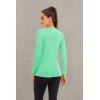 imageBoladeci Womens Sun Shirts UPF 50 UV Protection Rash Guard Long Sleeve Swim Shirts Quick Dry Lightweight Workout Tops01 Mint Green