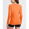 imageBoladeci Womens Sun Shirts UPF 50 UV Protection Rash Guard Long Sleeve Swim Shirts Quick Dry Lightweight Workout Tops01 Orange