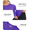 imageBoladeci Womens Sun Shirts UPF 50 UV Protection Rash Guard Long Sleeve Swim Shirts Quick Dry Lightweight Workout Tops01 Purple