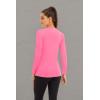 imageBoladeci Womens Sun Shirts UPF 50 UV Protection Rash Guard Long Sleeve Swim Shirts Quick Dry Lightweight Workout Tops01 Rose Red
