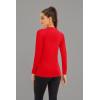 imageBoladeci Womens Sun Shirts UPF 50 UV Protection Rash Guard Long Sleeve Swim Shirts Quick Dry Lightweight Workout Tops01 Tomato Red