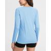 imageBoladeci Womens Sun Shirts UPF 50 UV Protection Rash Guard Long Sleeve Swim Shirts Quick Dry Lightweight Workout Tops01 Waterfall Blue