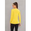 imageBoladeci Womens Sun Shirts UPF 50 UV Protection Rash Guard Long Sleeve Swim Shirts Quick Dry Lightweight Workout Tops01 Yellow