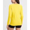 imageBoladeci Womens Sun Shirts UPF 50 UV Protection Rash Guard Long Sleeve Swim Shirts Quick Dry Lightweight Workout Tops01 Yellow