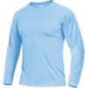 imageBoladeci Mens UPF 50 Sun Protection UV SPF Shirts Long Sleeve Lightweight Quick Dry Swim TShirts Rash GuardBlue