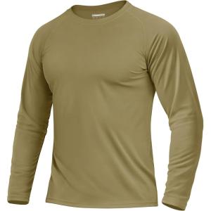 imageBoladeci Mens UPF 50 Sun Protection UV SPF Shirts Long Sleeve Lightweight Quick Dry Swim TShirts Rash GuardDull Cyan