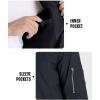 imageBoladeci Mens Bomber Jackets Lightweight Water Resistant Spring Fall Full Zip Thin Casual Windbreaker Light JacketsBlack