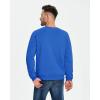 imageBoladeci Mens Full Sherpa Lined Crewneck Sweatshirts Premium Heavyweight Fleece Pullover Thick Thermal Cotton SweatShirtsColor Blue