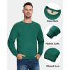 imageBoladeci Mens Full Sherpa Lined Crewneck Sweatshirts Premium Heavyweight Fleece Pullover Thick Thermal Cotton SweatShirtsEmerald Green