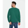 imageBoladeci Mens Full Sherpa Lined Crewneck Sweatshirts Premium Heavyweight Fleece Pullover Thick Thermal Cotton SweatShirtsEmerald Green