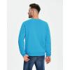 imageBoladeci Mens Full Sherpa Lined Crewneck Sweatshirts Premium Heavyweight Fleece Pullover Thick Thermal Cotton SweatShirtsIce Blue