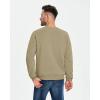 imageBoladeci Mens Full Sherpa Lined Crewneck Sweatshirts Premium Heavyweight Fleece Pullover Thick Thermal Cotton SweatShirtsKhaki