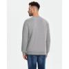 imageBoladeci Mens Full Sherpa Lined Crewneck Sweatshirts Premium Heavyweight Fleece Pullover Thick Thermal Cotton SweatShirtsLight Grey