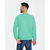 imageBoladeci Mens Full Sherpa Lined Crewneck Sweatshirts Premium Heavyweight Fleece Pullover Thick Thermal Cotton SweatShirtsMint Green