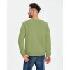 imageBoladeci Mens Full Sherpa Lined Crewneck Sweatshirts Premium Heavyweight Fleece Pullover Thick Thermal Cotton SweatShirtsOlive Green