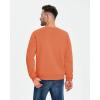 imageBoladeci Mens Full Sherpa Lined Crewneck Sweatshirts Premium Heavyweight Fleece Pullover Thick Thermal Cotton SweatShirtsOrange