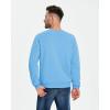 imageBoladeci Mens Full Sherpa Lined Crewneck Sweatshirts Premium Heavyweight Fleece Pullover Thick Thermal Cotton SweatShirtsSky Blue