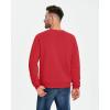 imageBoladeci Mens Full Sherpa Lined Crewneck Sweatshirts Premium Heavyweight Fleece Pullover Thick Thermal Cotton SweatShirtsTomato Red