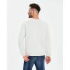 imageBoladeci Mens Full Sherpa Lined Crewneck Sweatshirts Premium Heavyweight Fleece Pullover Thick Thermal Cotton SweatShirtsWhite