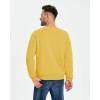 imageBoladeci Mens Full Sherpa Lined Crewneck Sweatshirts Premium Heavyweight Fleece Pullover Thick Thermal Cotton SweatShirtsYellow