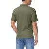 imageBoladeci Mens Golf Polo Shirts Short Sleeve Performance Quick Dry Breathable Work Business Casual ShirtsArmy Green