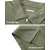 imageBoladeci Mens Golf Polo Shirts Short Sleeve Performance Quick Dry Breathable Work Business Casual ShirtsArmy Green