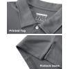 imageBoladeci Mens Golf Polo Shirts Short Sleeve Performance Quick Dry Breathable Work Business Casual ShirtsDark Grey