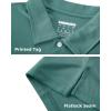 imageBoladeci Mens Golf Polo Shirts Short Sleeve Performance Quick Dry Breathable Work Business Casual ShirtsEmerald Green