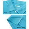 imageBoladeci Mens Golf Polo Shirts Short Sleeve Performance Quick Dry Breathable Work Business Casual ShirtsIce Blue