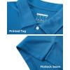imageBoladeci Mens Golf Polo Shirts Short Sleeve Performance Quick Dry Breathable Work Business Casual ShirtsLake Blue