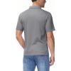 imageBoladeci Mens Golf Polo Shirts Short Sleeve Performance Quick Dry Breathable Work Business Casual ShirtsLight Grey